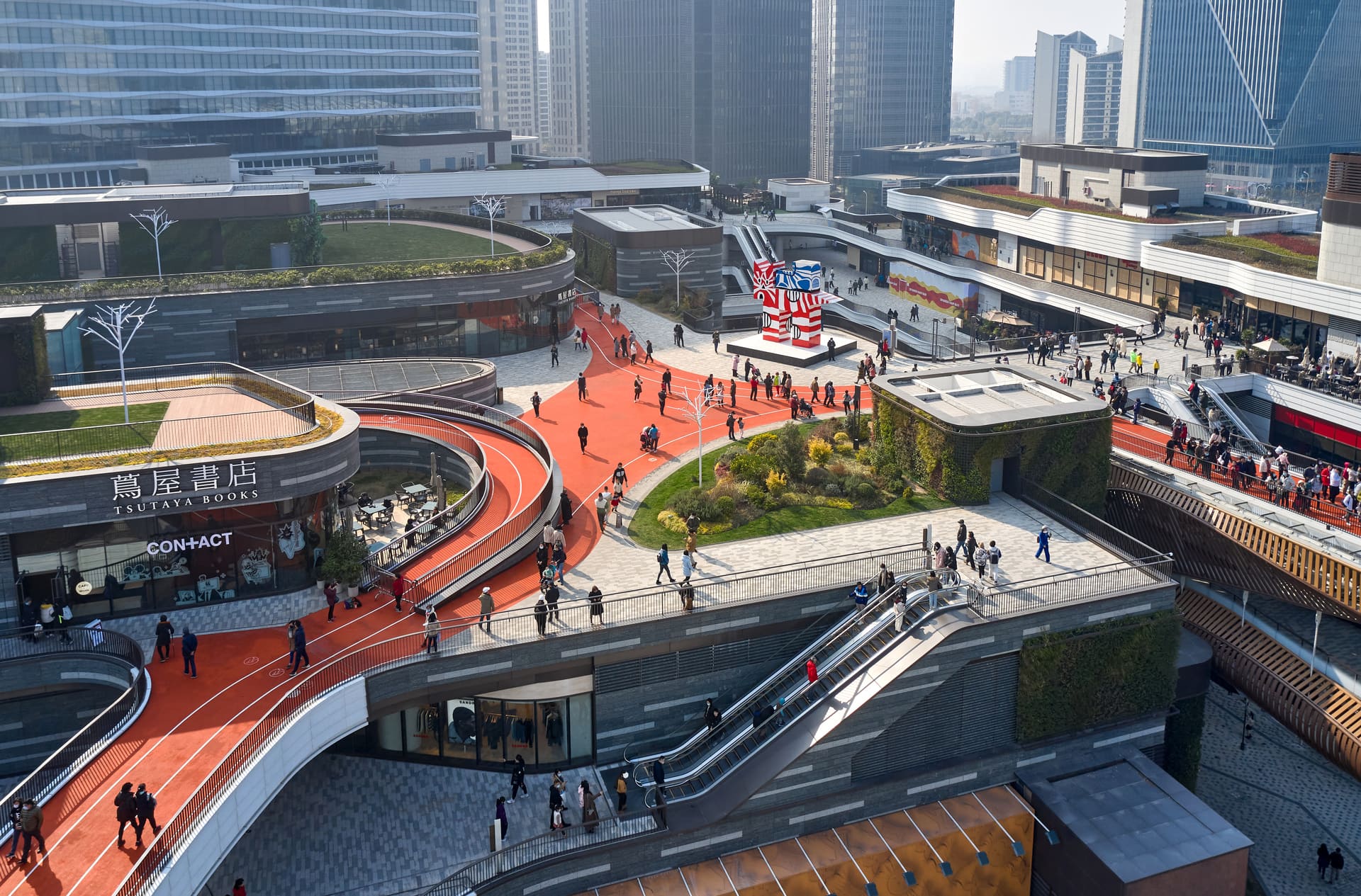 Taikoo Li Qiantan Mall and The Habitat Gain LEED and WELL Certifications